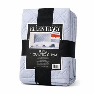 Ellen Tracy 1 King Quilted Sham 20 x 36 Inch