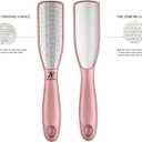 Foot File,Foot Scrubber Dead Skin Double Sided Foot Scraper Rasp Callus Remover, Pedicure Foot Scrubber Grater,Foot Heel Craper for Cracked Heels, Foot Grater Shaver Scraper for Callus Removal 2pcs (Pink -White)