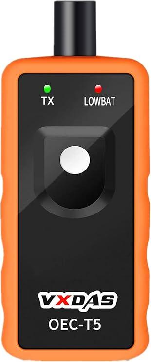VXDAS TPMS Relearn Tool Only for GM Vehicles (2006-2024 Chevy/Buick/GMC/Opel/Cadillac) Original Sensor with 315/433 MHz, Tire Sensors Pressure Monitor System Reset Tool OEC-T5-2025 Edition