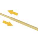 Alise Bathroom Towel Bar, Adjustable 17-30 Inch Single Towel Racks SUS304 Stainless Steel Towel Holder, Towel Racks for Bathroom Wall Mounted Towel Rack Brushed Gold