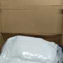 Serta Goose Feather Down Fiber Cotton Comforter Twin Size - 100% Cotton Duvet Insert - Hotel Luxury Hypoallergenic Bedding Comforter All Season Medium Warmth 68 x 90 Inch White