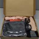 9 Pcs Halloween Criminal Couple Costume Accessories Include Short Mushroom Wig Inflatable Fake Belly Black Fanny Pack Square Glasses Gray Striped Scarf Bald Cap for Halloween Party Cosplay