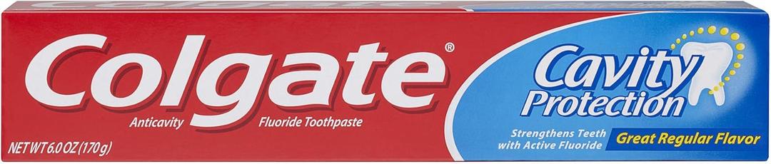 Colgate Cavity Protection Toothpaste with Fluoride, Mint, 6 Oz