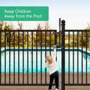 Pool Gate Latch,1-5/8" x 2-3/8" Gate Latch for Pool Gate Safety Latch, Auto Pool Gate Lock in Pool Fence, Pool Lock for Gate, Chain Link Fence Gate Latch, Horizontally (1-5/8" x 2-3/8")