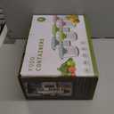 Freshmage 23oz Glass Meal Prep Containers with Lids, Airtight 3-Cup Glass Storage Containers Set, Heat-Resistant BPA-Free for Soup, Leftover, Microwave, Dishwasher, and Freezer Safe (6 Packs) (Multicolor)