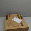 2 Step Folding Stool Non Slip 250 lb Capacity Foldable Step Stool 8 and 17 Inch Dual Height Portable Foot Stool for Kitchen Bathroom Black