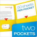 Oxford Twin-Pocket Folders, Textured Paper, Letter Size, Yellow, Holds 100 Sheets, Box of 25 (57509EE)
