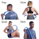 Body Back Buddy Elite Blue 2.1 - Neck Massager for Pain Relief Deep Tissue - Back Therapy Tool - Therapeutic Trigger Point Hook for Muscle Knot & Myofascial Release - Shoulder Pressure Point Relief