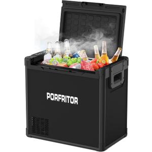 12 Volt Refrigerator, 48QT(45L) Electric Cooler, 12V Car Fridge LCD touch Control, 12V Cooler -4~68, Portable Freezer 12/24V DC 110-240V AC for Camping, Travel, Truck, Home