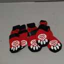 EXPAWLORER 6PCS Anti-Slip Dog Socks to Prevent Licking Paws,Dog Shoes for Hot Pavement,Best Paw Protector Traction Control on Hardwood Floor,Dog Booties for Puppy Small Medium Large Senior Dogs (Red)