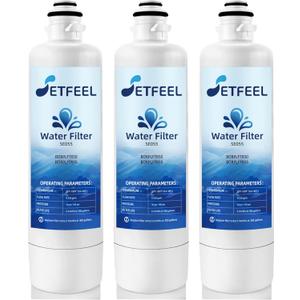 11032531 Refrigerator Water Filter For Bosch, Ultra-Clarity Pro BORPLFTR50, Fit Thermador Water Filter Replacement BORPLFTR55 B36CT80SNS B36CD50SNS Replfltr55, Ra450022, 3 Pack SETFEEL