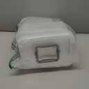 Citylife 4 Packs 6 QT Storage Bins with Lids Clear Plastic Bins with Grey Handle Stackable Storage Containers for Organizing