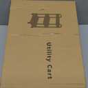 Laiensia 3-Tier Rolling Cart with Wheels, Multifunction Utility Storage Carts, Kitchen Storage Organizer, Mobile Shelving Unit for Bathroom, Laundry, with Classified Stickers, White