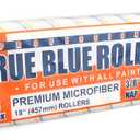 True Blue 18" Professional Paint Roller Covers, 18Inch, Best for All Types of Painting Surfaces, Refill Bulk Pack (3, 3/8" Nap)