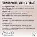 Border Terrier 2026 Calendar | Square Wall Calendar | Dog Breed Gift | Plastic Free Packaging | by Avonside Publishing