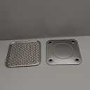 Dual Wall Stainless Steel Large Lick Mat for Dogs & Cats, Chew-Proof Slow Feeder, Anxiety Reducer, Whisker-Friendly for Cats, Non-Slip Heavy Duty Base, Raw Feeding Pad, Dishwasher Safe [Large-2Pack]