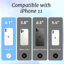 for iPhone 11 CaseY2K Citrus Coastal Vintage Style Military-Grade Drop Protection TPU Camera Protection for Women Girls (BlueArt)