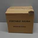 Portable Sauna Steamer Machine for Home Use,Personal Sauna Pod with Fast Heating,Adjustable Steam Settings,Quiet Operation,Ideal for Relaxation,Detox,Skin Care Gift,Fits Most Saunas Tents