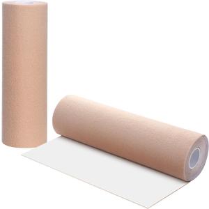 Geiserailie Jumbo Moleskin Padding Roll Moleskin for Feet Adhesive Pads Blister Prevention Tape Soft Adhesive Skin Patch for Feet, Skin, Shoes, Body(9 Inch X 4 yd)