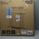 Baby Gate No Drilling, 29"-40" Auto Close Dog Gate Indoor for Doorways & Stairs, Pressure Mounted Adjustable Pet Gate, Easy Walk Through Child Gate for Children & Pets Stroller Friendly, White