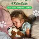 Heatable Weighted Plush Puppy Dog Cozy Comfort & Security, Soothing Stuffed Animal for Kids & Toddlers, Compact 1.5 lbs Perfect for Cuddles!