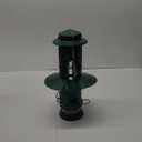 Kingsyard Squirrel Proof Bird Feeder with Removable Base, All Metal, Tube Bird Feeders for Outdoors Hanging, Easy to Clean & Refill, Dark Green