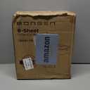 BONSEN Shredder for Home Office, 4 Gallons 8-Sheet Cross Cut Credit Card Shredder, Small Paper Shredder for Home Use, High Security Level P-4, ETL Certification (S3101) (Black)