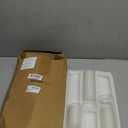 Shihanee Set of 3 Pillar Candles and 3 Glass Cylinder Candle Vases Holders Clear Pillar Jars for Wedding Centerpieces(2.6'' X 4.7'', 5.9'', 7.9'',White)