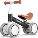 Liberry Baby Balance Bike with Adjustable Seat, Toddler First Ride-On Toy for 1-2 Year Old, Boys Birthday Gift (Black)