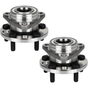 ECCPP Wheel Bearing Assembly Front fit Buick Skyhawk Skylark Somerset Cadillac Cimarron Chevy Beretta Cavalier Corsica Oldsmobile Achieva Calais Firenza 5 lugs 513017 Wheel hubs 2 pcs