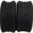 TUFFIOM 20x10.00-10 Lawn Mower Tires Set of 2, 4PR Turf Tire Lawn & Garden Tires, Compatible With Most Lawn & Garden Utility Vehicles, Tubeless