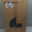 UPPAbaby Bassinet V3 - Compatible with Vista, Cruz, Ridge Strollers - Overnight Sleep Solution - Mattress, Sheet and Bug Shield Included - Ada (Sandstone Mlange/Carbon Fame)
