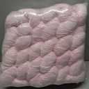 JELLYMONI Pink Square Knot Throw Pillow, Large Size Home Decorative Pillows, Decorative Ins Throw Pillows, Soft Velvet Knotted Decor for Bedroom, Living Room and Couch (L- 15"15"4", Pink)