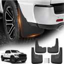 Autorder Mud Flaps Splash Guards for 2019-2024 Dodge Ram 1500 with OEM Fender Flares Accessories Mudflap Fender Flares Front and Rear Mud Guard Set 4PCS (NOT Classic or TRX Models)