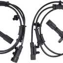 NewYall Set of 4 Front Rear Left Driver and Right Passenger Side ABS Wheel Speed Sensor for Jeep Wrangler 2007-2017, Wrangler JK 2018, Liberty 2008-2012, Dodge Nitro 2007 2010 2011