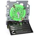 T104M Mechanical Time Switch Mechanism Only, 208-277 VAC 40A DPST Time Switch, 24 Hour 12 ON/Off Heavy Duty Electromechanical Timer, for Pool Pump HVAC Fans Water Heater Lights