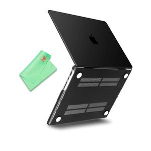 UESWILL for MacBook Pro 14 inch Case M5 M4 M3 M2 M1 Pro Max A3434 A3401 A3185 A3112 A2992 A2918 A2779 A2442 (2021-2025), Smooth Touch Matte Hard Shell Cover + Microfiber Cleaning Cloth, Black