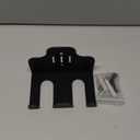 Barbell Wall Holder,Olympic Hanger,Garage Gym Bar Wall Rack,Vertical Barbell Mount Rack,Space Saving Commercial or Home Gym Accessory,Holds Under 33mm Bar Size (Bar Pattern Black 2 hooks)