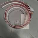 Holikme Door Draft Stopper Under Door Draft Blocker Insulator Doors Sweep Weather Stripping Noise Stopper Strong Adhesive, White (32 Inch)