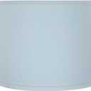 Aspen Creative 32311A Transitional Hardback Empire Shaped Spider Construction Lamp Shade in Light Blue, 12" Top x 14" Bottom x 10" Slant Height