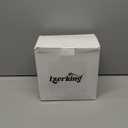 Lzerking Party Supplies Set - 280 Pieces of White and Gold Dot Paper Plates, Cups, Napkins, and Heavy Duty Silverware for 40 Guests for Birthdays, Graduation, Wedding, Festivals