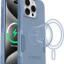 OtterBox iPhone 15 Pro - Commuter MagSafe Case - Slim & Tough - Pocket-Friendly - Dual Layer Drop Protection - Port Covers  Non-Retail Packaging - Denim