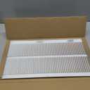 12x24 Return Air Grille(Duct Opening Size),Air Return Vent Cover,Flat Vent Cover,Rejillas De Aire Acondicionado Para Casa,Return Air Grilles,Outer Dimensions:13.75"Wx25.75"H(12"W x 24"H, Duct Opening)