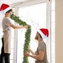 Norfolk Pine Garland, 6FT Green Cedar Realistic for Outdoor Mantle Tabletop Stairs Railing