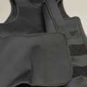 Bakerdani Neoprene Sauna Suit for Men Waist Trainer Vest Zipper Body Shaper