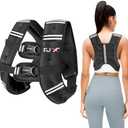 FUFF Weighted Vest Woman, 12 LB Womens Weight Vest for Walking, Strength Training Weight Vests for Female Men, Reflective Stripe Body Vest for Workout Running Jogging Fitness : Sports & Outdoors