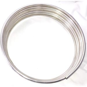 The Stop Shop 16 Ft of 3/8" Stainless Steel Fuel Line Tubing Coil, Grade 304