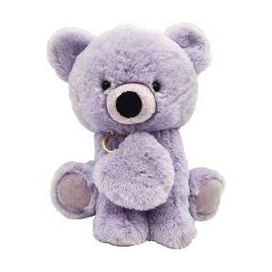 Holiday Home 10-Inch Plush Bear with Keychain - Purple