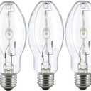 Bluex Bulbs (3 Pack) MH50/U/MED 50W Metal Halide Bulb ED17 Medium Base Clear