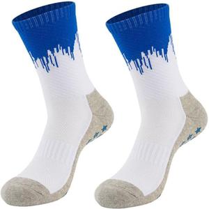CLeemuziN Men Cotton Athletic Socks Women Sport Socks for Football Volleyball Basketball Workout Running Cycling, Medium 6-12